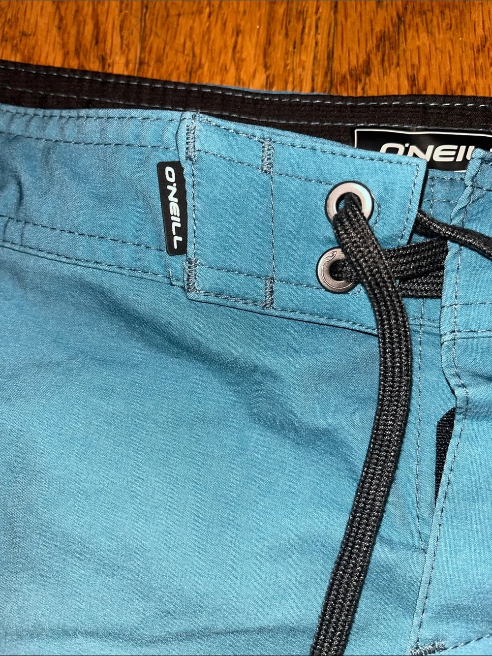 O’Neill Hyperfreak Men's Blue Ombre Swim Trunks - Boardshorts Size 34